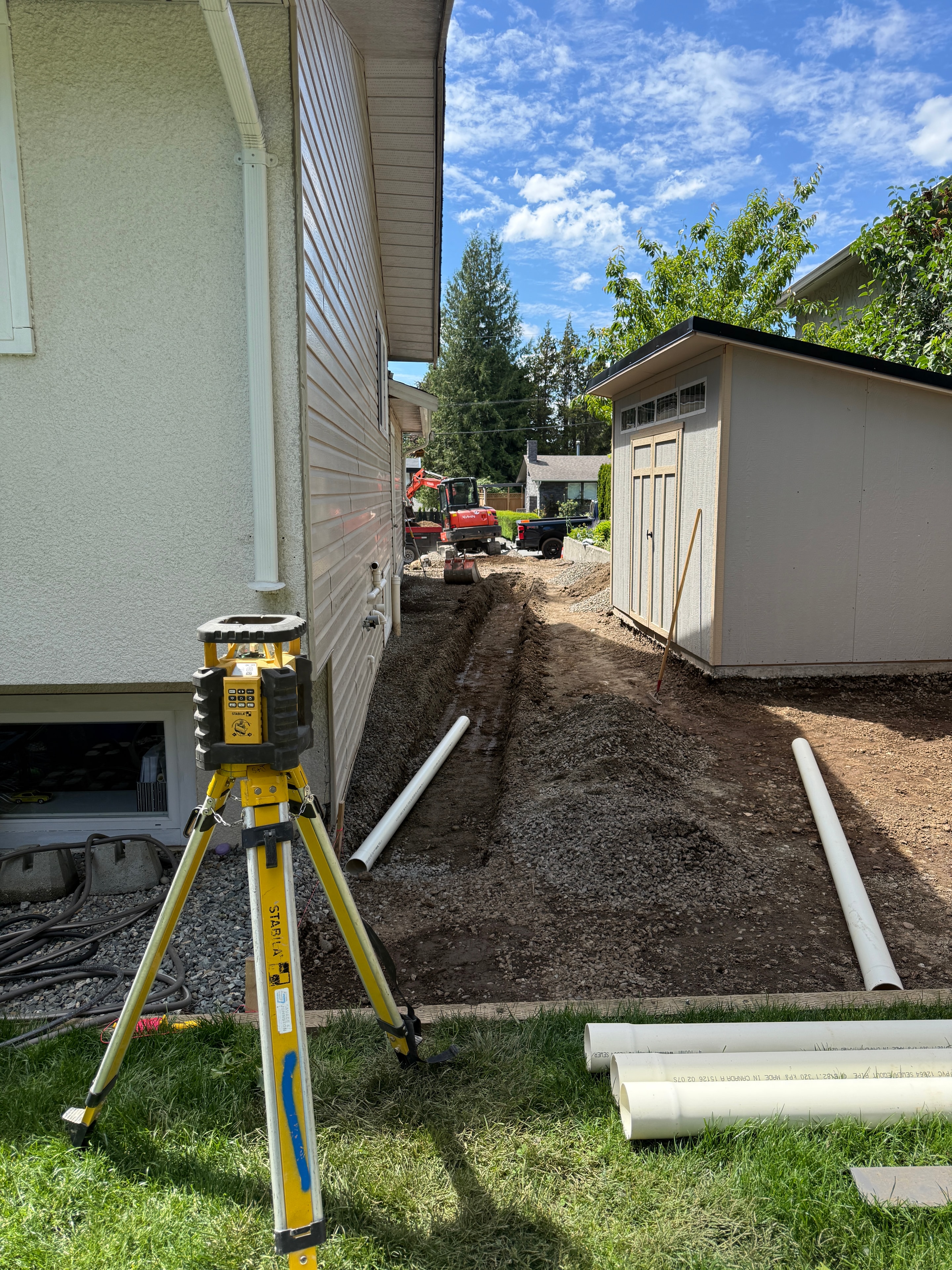Drainage solutions and grading